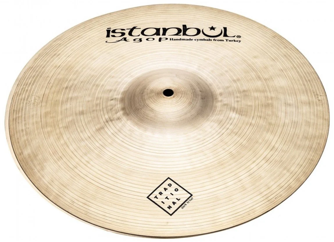 ISTANBUL AGOP TRADITIONAL DARK HI-HAT 17 PLATOS BATERIA - Image 3