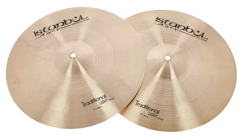 ISTANBUL AGOP TRADITIONAL HIHAT LIGHT 14 PLATOS BATERIA - Image 2