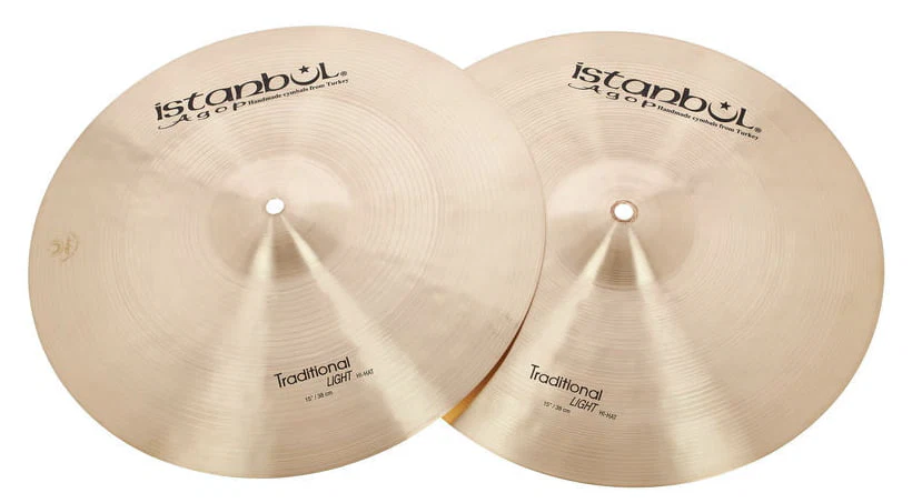 ISTANBUL AGOP TRADITIONAL HIHAT LIGHT 15 PLATOS BATERIA - Image 2