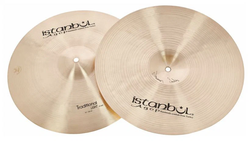 ISTANBUL AGOP TRADITIONAL HIHAT LIGHT 15 PLATOS BATERIA - Image 3
