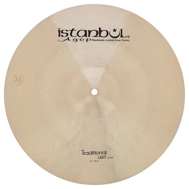 ISTANBUL AGOP TRADITIONAL HIHAT LIGHT 15 PLATOS BATERIA - Image 4