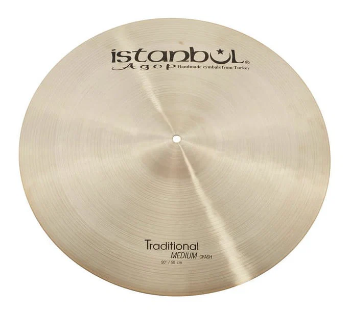 ISTANBUL AGOP TRADITIONAL MEDIUM CRASH 20 PLATO BATERIA - Image 4
