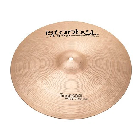 ISTANBUL AGOP TRADITIONAL PAPER THIN CRASH 16 PLATO BATERIA