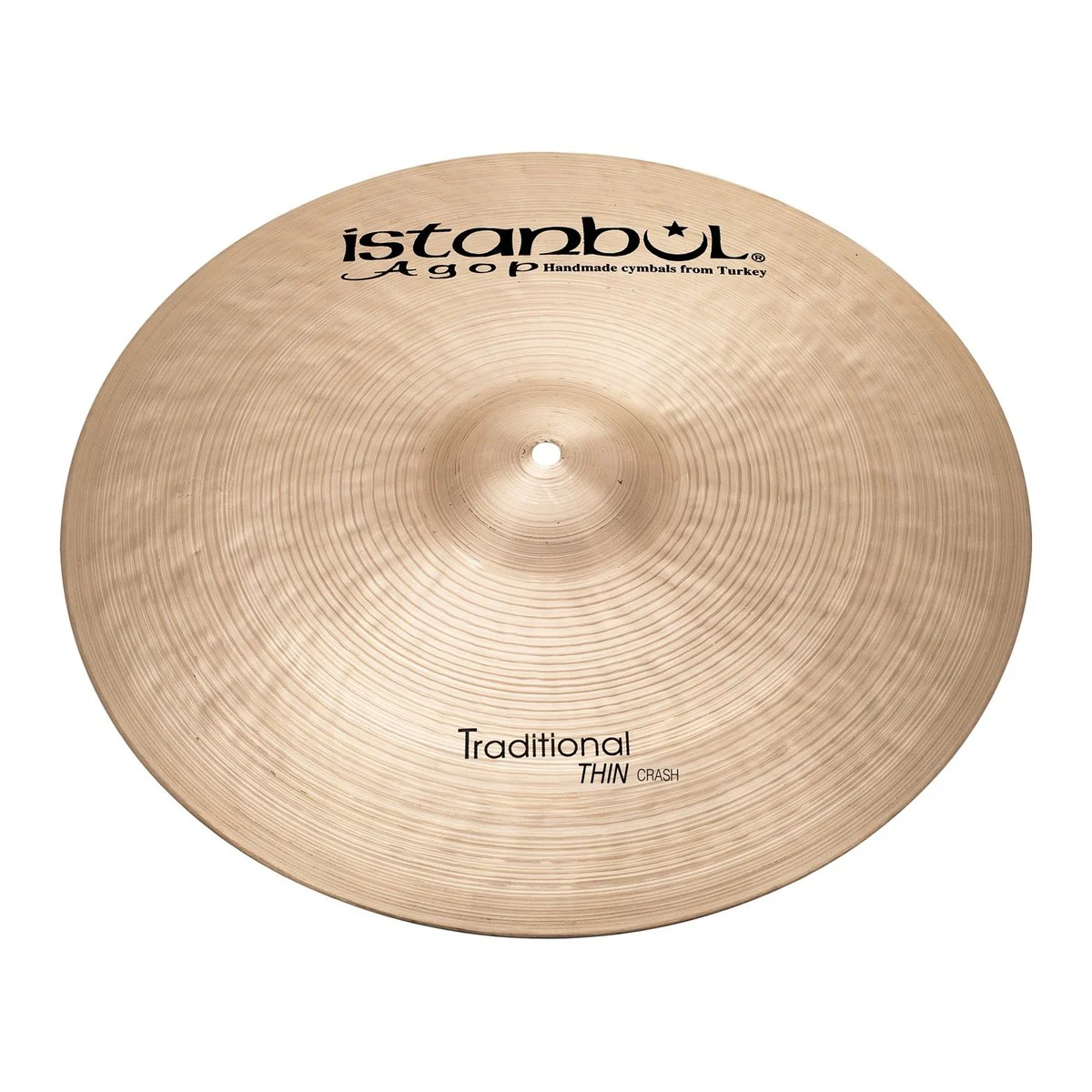 ISTANBUL AGOP TRADITIONAL THIN CRASH 18 PLATO BATERIA