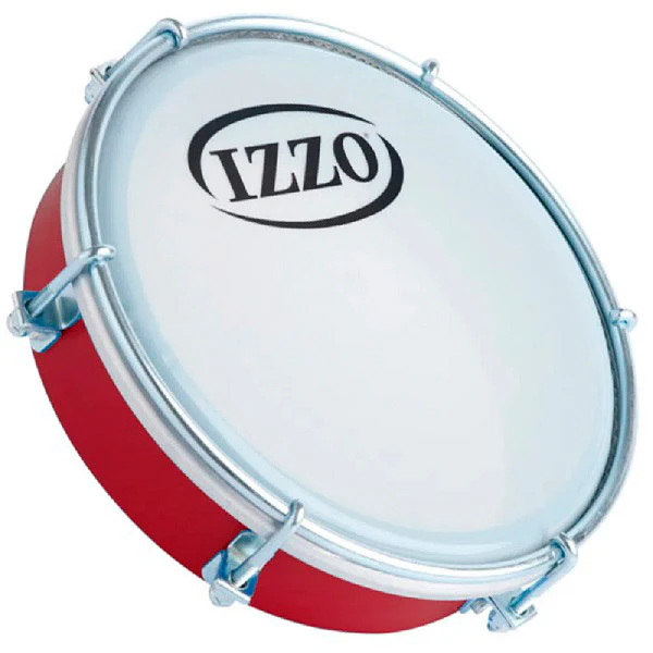IZZO IZ3691 TAMBORIN ESTANDAR ABS ROJO