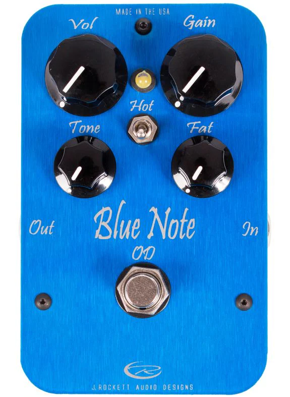 J. ROCKETT BLUE NOTE OD PRO SERIES PEDAL OVERDRIVE