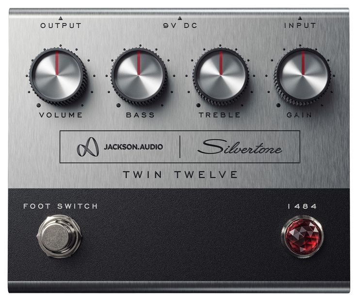 JACKSON AUDIO 1484 TWIN TWELVE SILVERTONE PEDAL PREAMPLIFICADOR