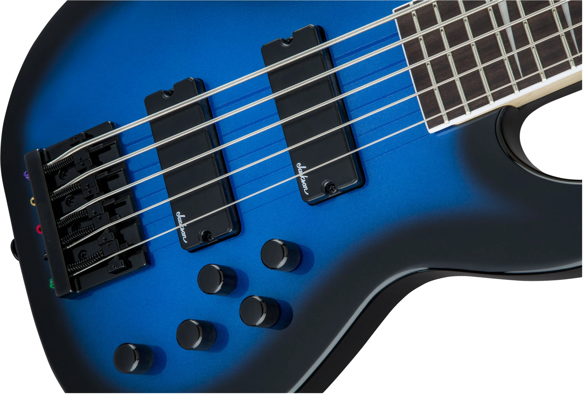 JACKSON JS CONCERT BASS JS3V AM BAJO ELECTRICO 5 CUERDAS METALLIC BLUE BURST - Image 6