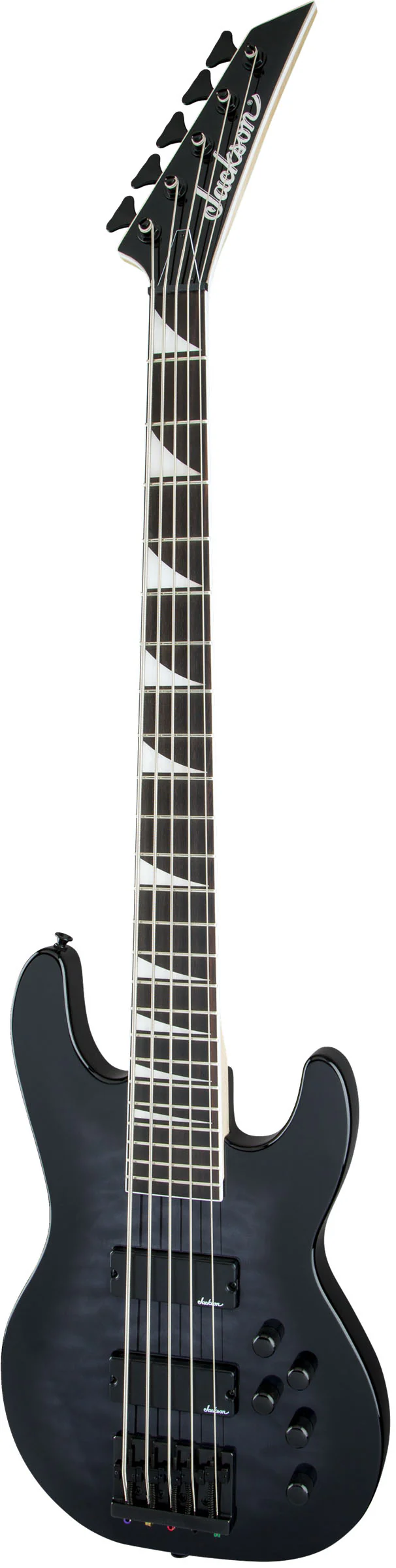 JACKSON JS CONCERT BASS JS3VQ AM BAJO ELECTRICO 5 CUERDAS TRANSPARENT BLACK BURST - Image 3