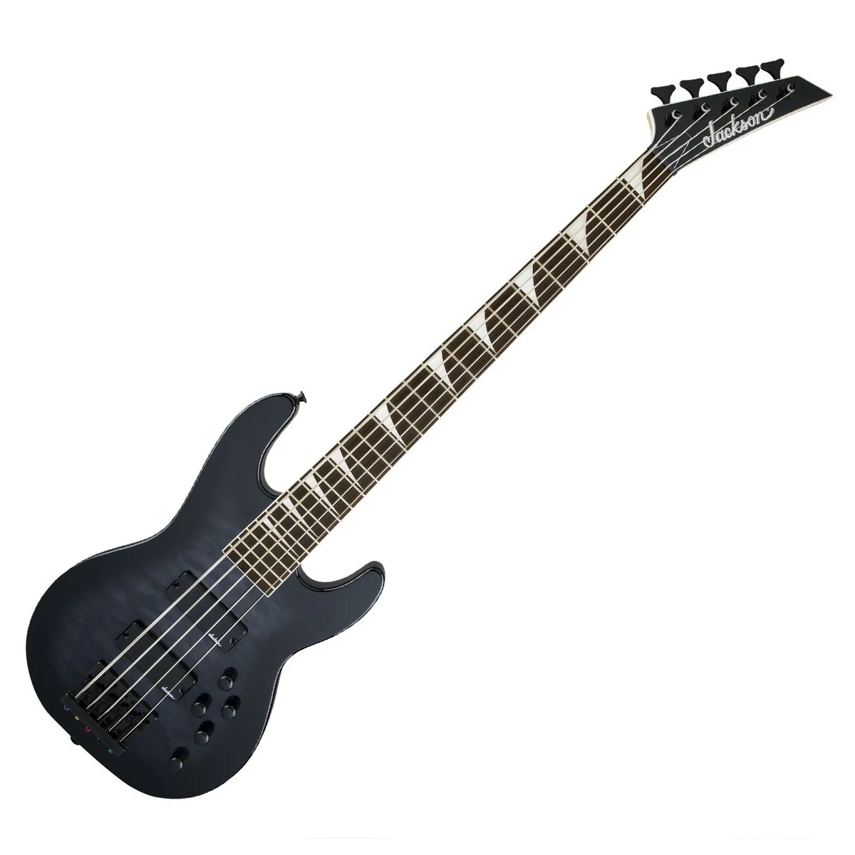 JACKSON JS CONCERT BASS JS3VQ AM BAJO ELECTRICO 5 CUERDAS TRANSPARENT BLACK BURST - Image 9