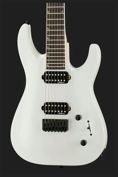 JACKSON JS DINKY ARCH TOP JS32-7 DKA HT AM GUITARRA ELECTRICA 7 CUERDAS SNOW WHITE - Image 12