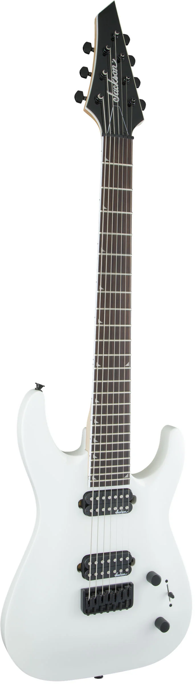 JACKSON JS DINKY ARCH TOP JS32-7 DKA HT AM GUITARRA ELECTRICA 7 CUERDAS SNOW WHITE - Image 2