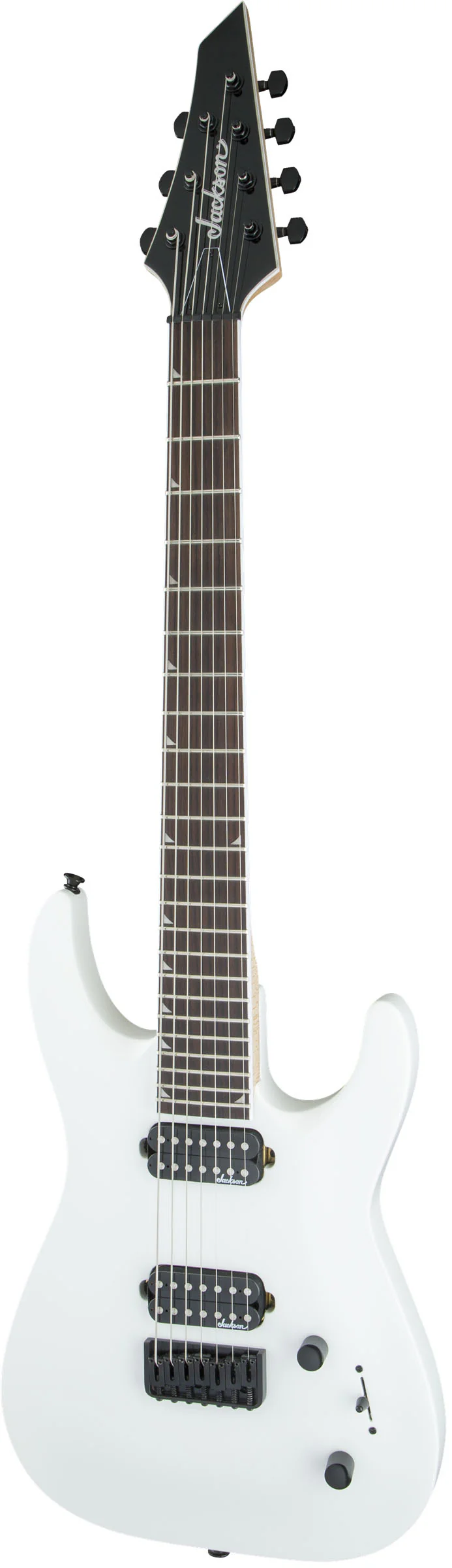 JACKSON JS DINKY ARCH TOP JS32-7 DKA HT AM GUITARRA ELECTRICA 7 CUERDAS SNOW WHITE - Image 3