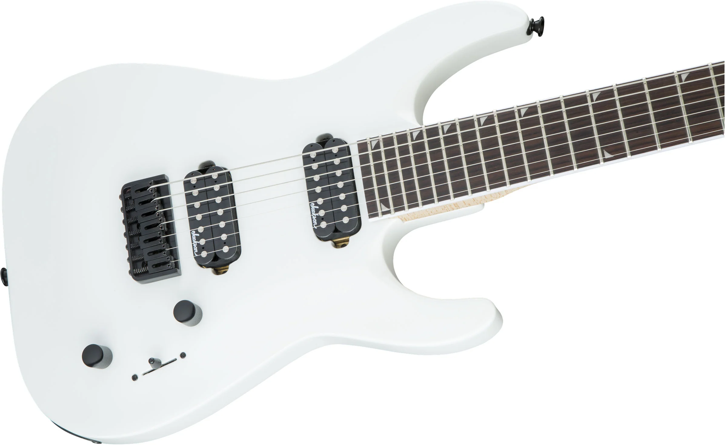 JACKSON JS DINKY ARCH TOP JS32-7 DKA HT AM GUITARRA ELECTRICA 7 CUERDAS SNOW WHITE - Image 5