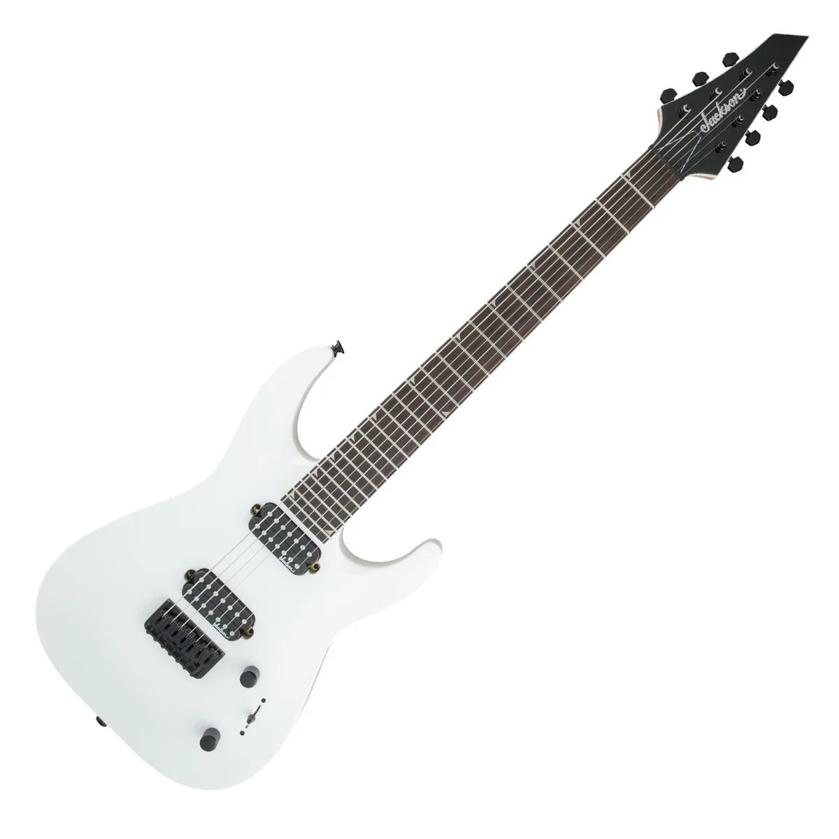 JACKSON JS DINKY ARCH TOP JS32-7 DKA HT AM GUITARRA ELECTRICA 7 CUERDAS SNOW WHITE - Image 9