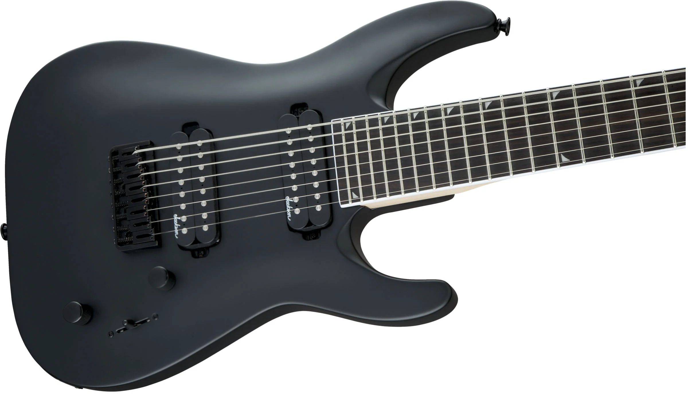 JACKSON JS DINKY ARCH TOP JS32-8 DKA HT AM GUITARRA ELECTRICA 8 CUERDAS SATIN BLACK - Image 5