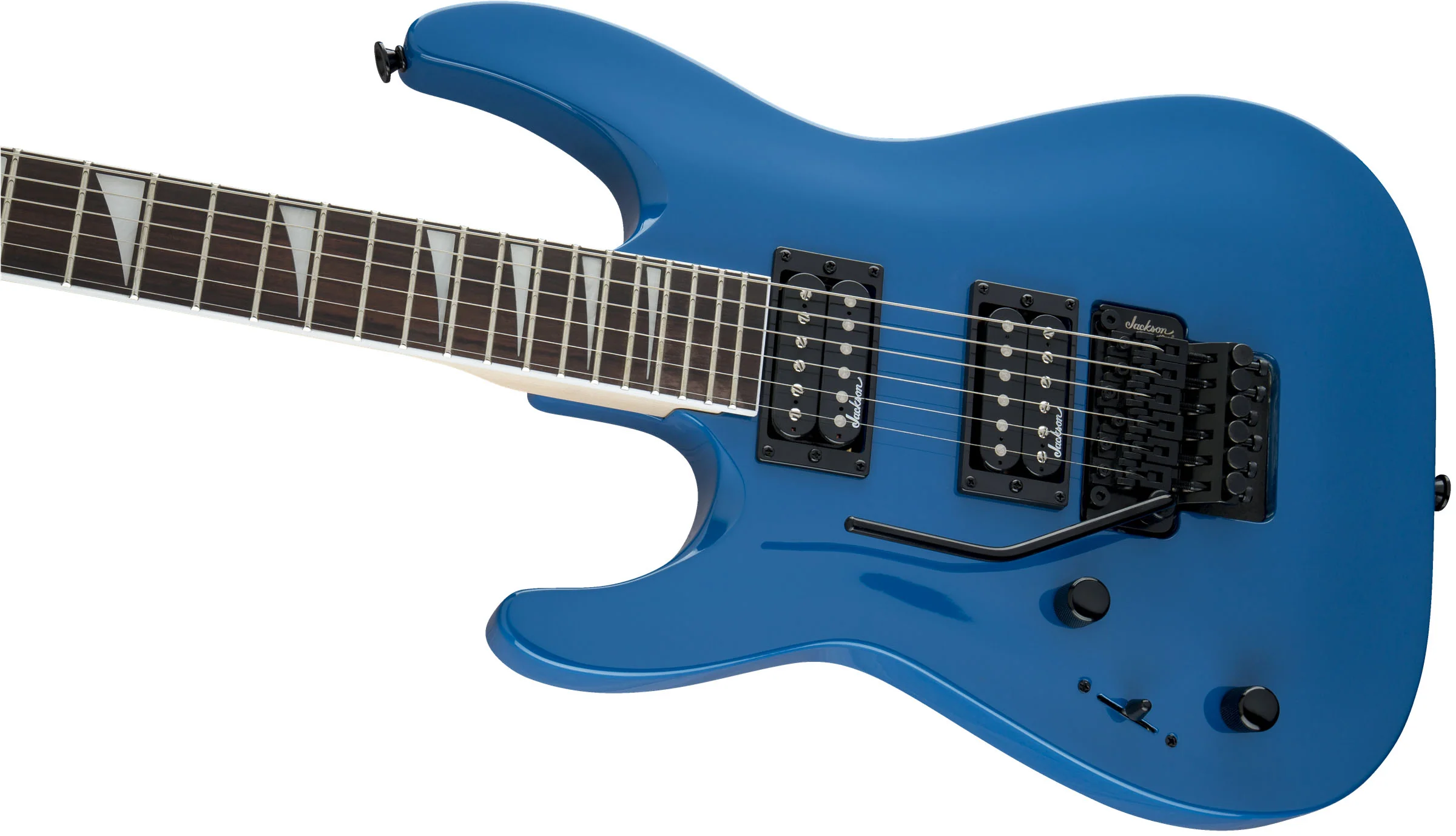 JACKSON JS DINKY ARCH TOP JS32 DKA LH AM GUITARRA ELECTRICA PARA ZURDOS BRIGHT BLUE - Image 5