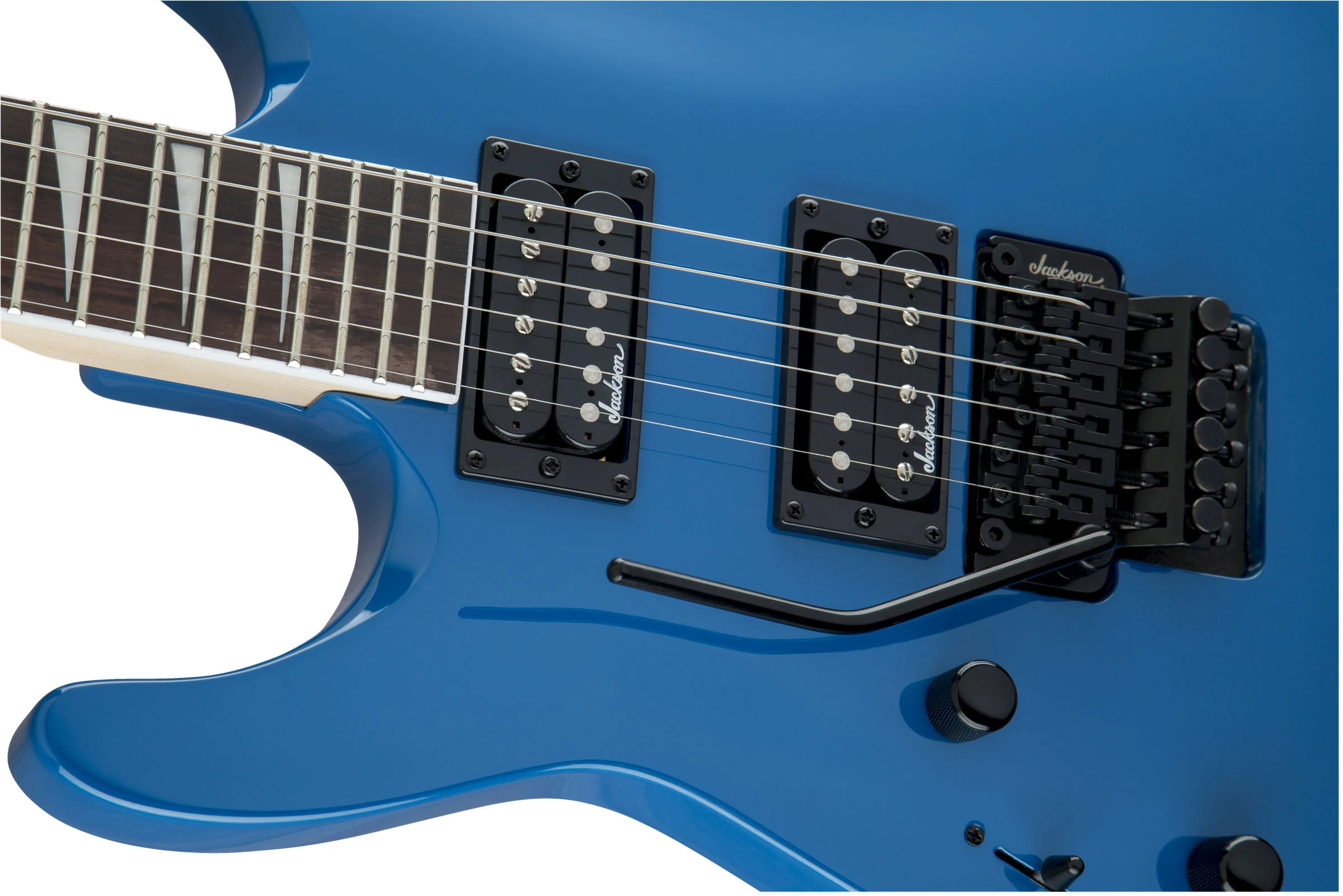 JACKSON JS DINKY ARCH TOP JS32 DKA LH AM GUITARRA ELECTRICA PARA ZURDOS BRIGHT BLUE - Image 6