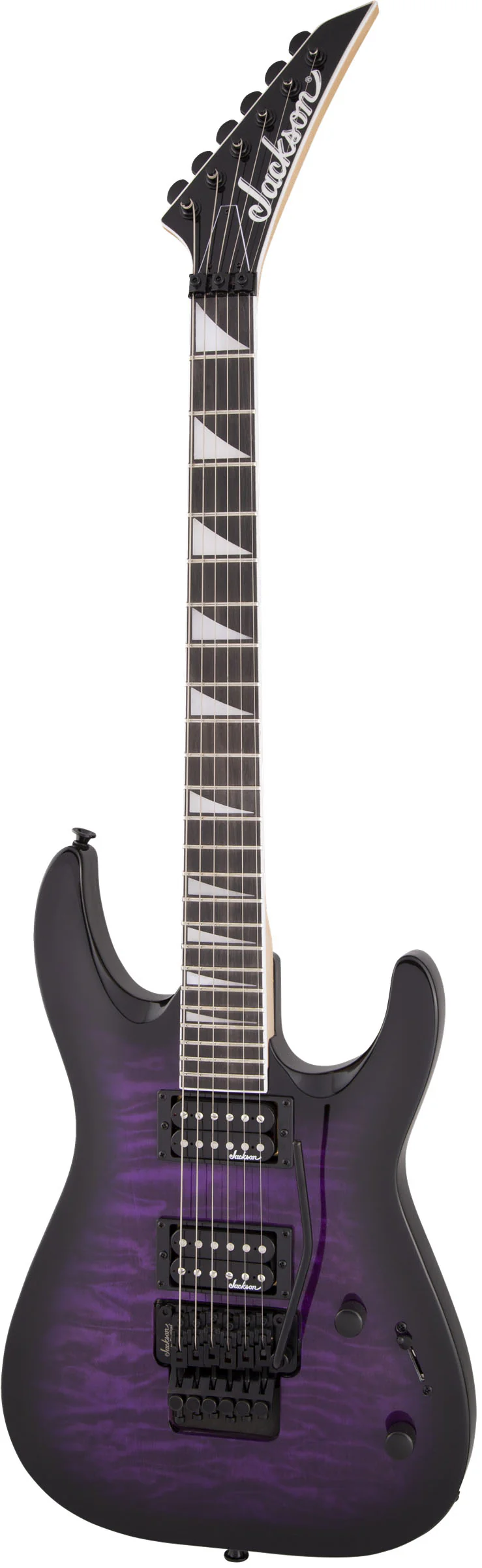 JACKSON JS DINKY ARCH TOP JS32Q DKA AM GUITARRA ELECTRICA TRANSPARENT PURPLE BURST - Image 3