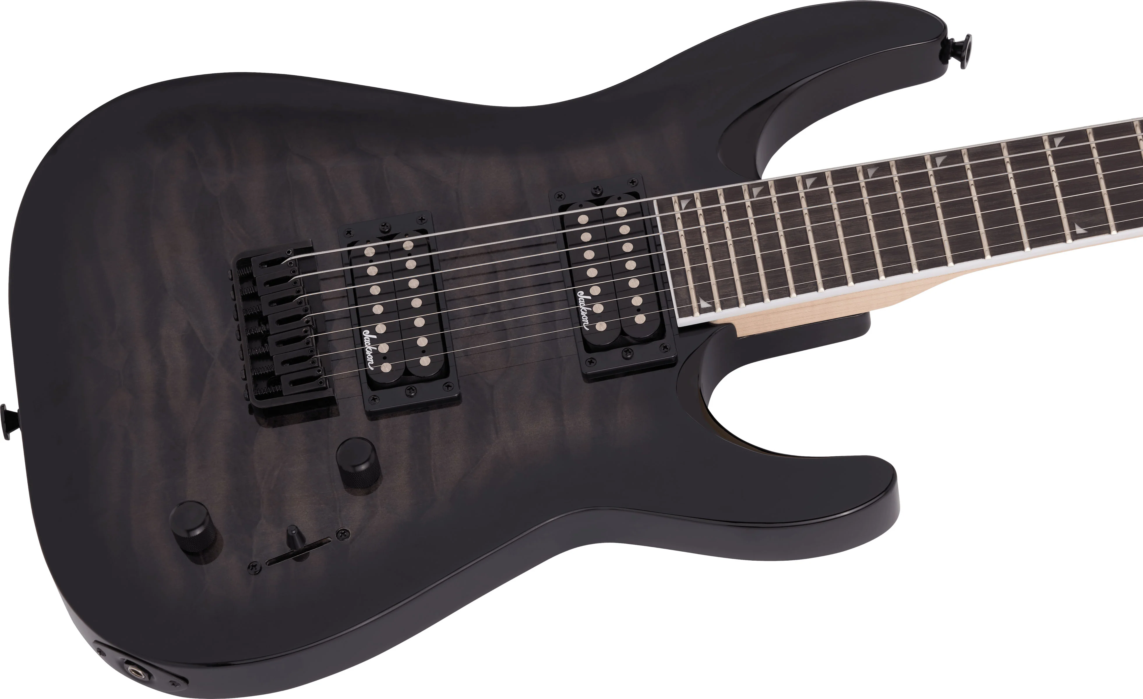 JACKSON JS DINKY ARCH TOP JS32Q DKA HT AM GUITARRA ELECTRICA TRANSPARENT BLACK BURST - Image 5