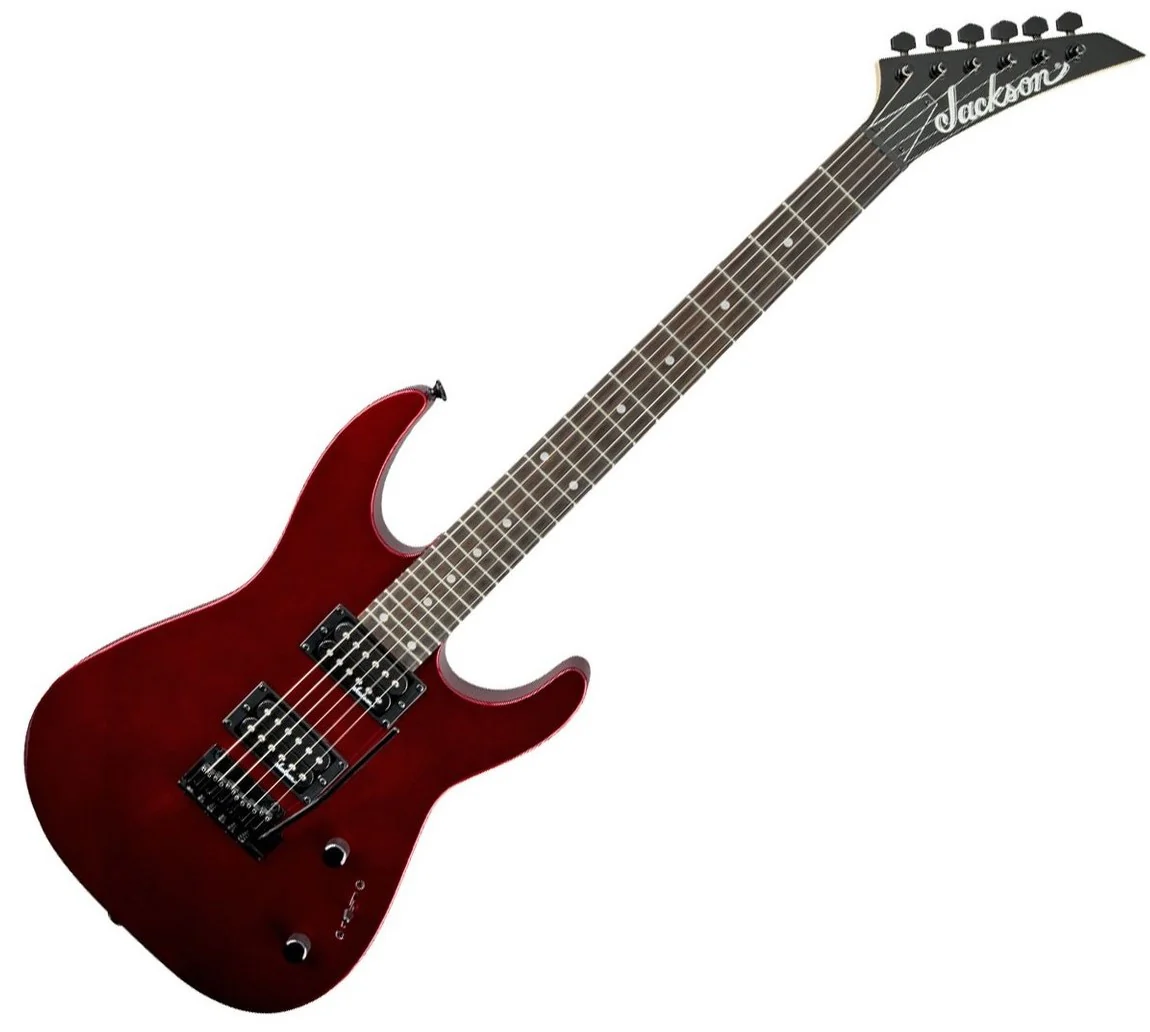 JACKSON JS DINKY JS12 AM GUITARRA ELECTRICA METALLIC RED - Image 6