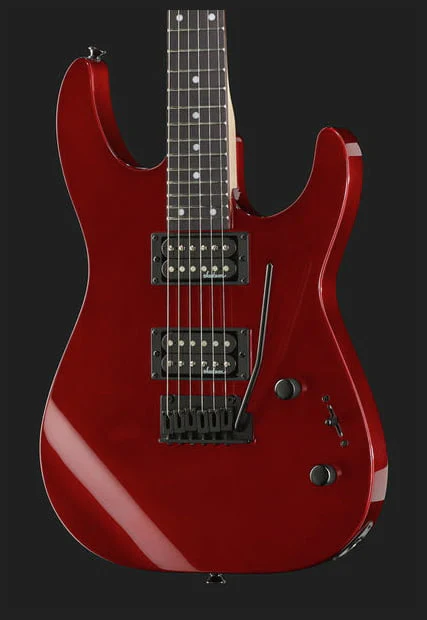 JACKSON JS DINKY JS12 AM GUITARRA ELECTRICA METALLIC RED - Image 9