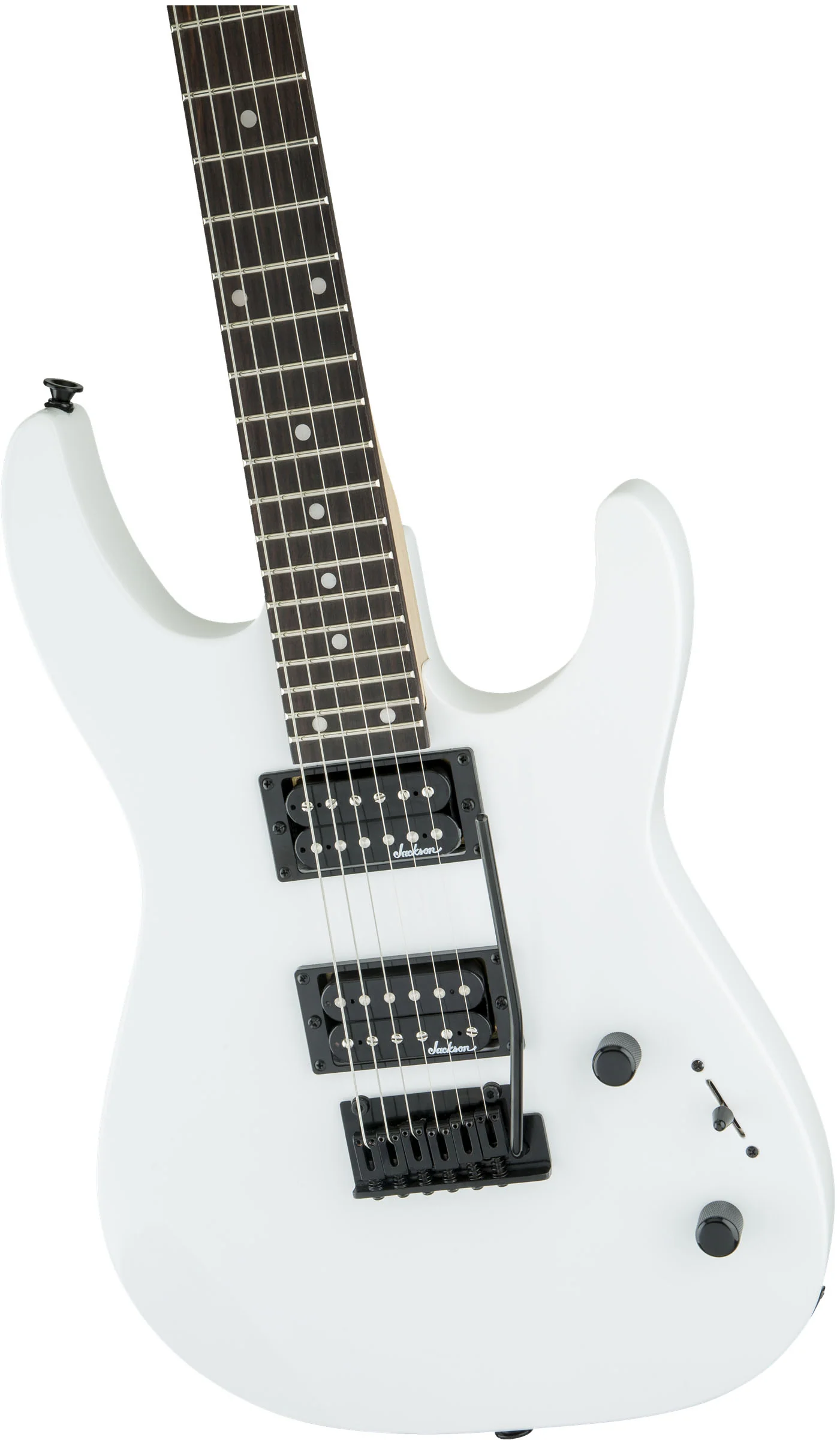 JACKSON JS DINKY JS12 AM GUITARRA ELECTRICA SNOW WHITE - Image 3