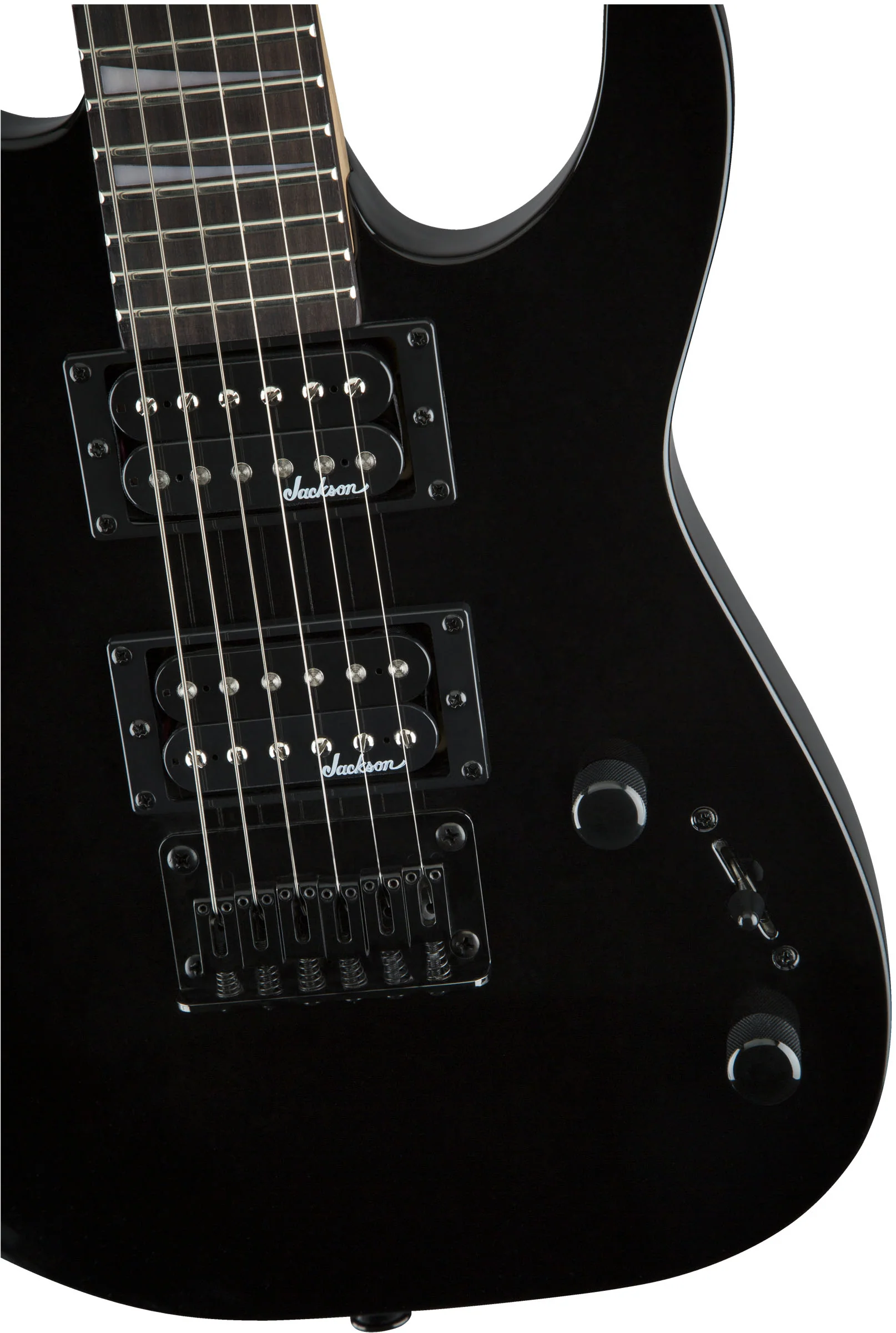 JACKSON JS DINKY MINION JS1X AM GUITARRA ELECTRICA GLOSS BLACK - Image 4