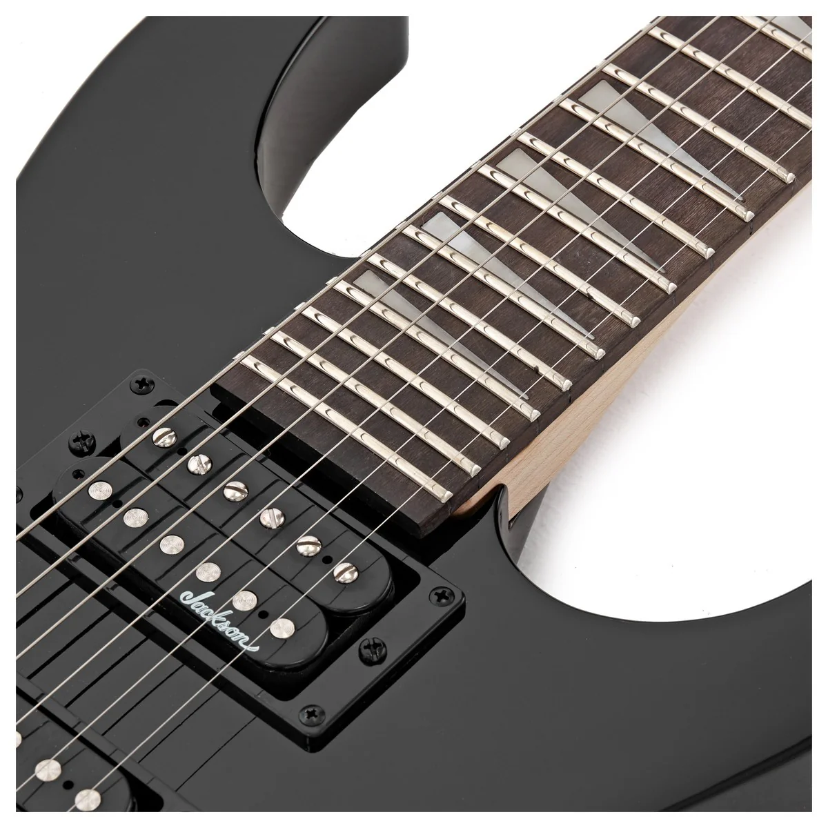 JACKSON JS DINKY MINION JS1X AM GUITARRA ELECTRICA GLOSS BLACK - Image 9
