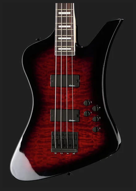 JACKSON JS KELLY BIRD JS3Q AM GUITARRA ELECTRICA TRANSPARENT RED BURST - Image 12