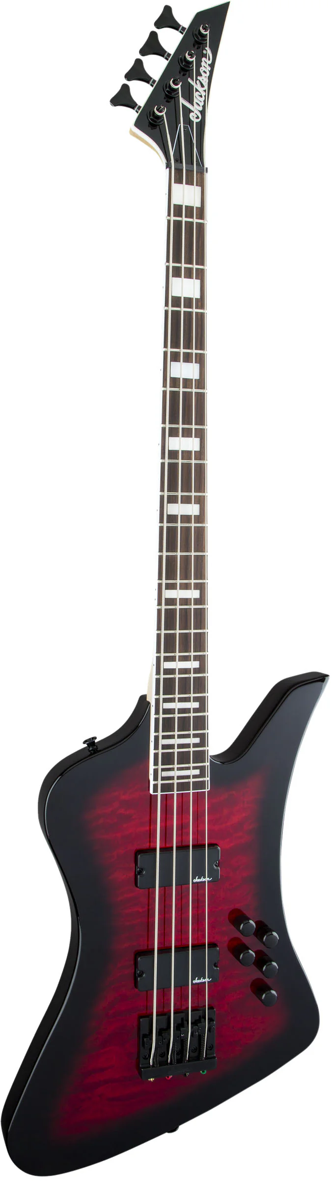 JACKSON JS KELLY BIRD JS3Q AM GUITARRA ELECTRICA TRANSPARENT RED BURST - Image 2