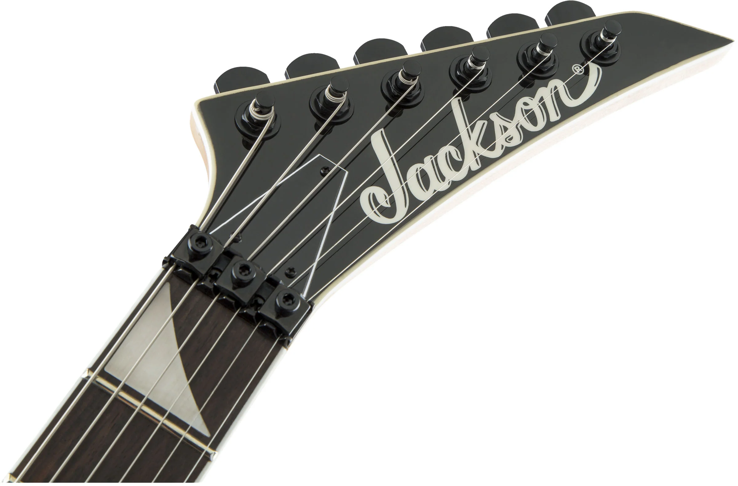 JACKSON JS KING V JS32 AM GUITARRA ELECTRICA BLACK WITH WHITE BEVELS - Image 7