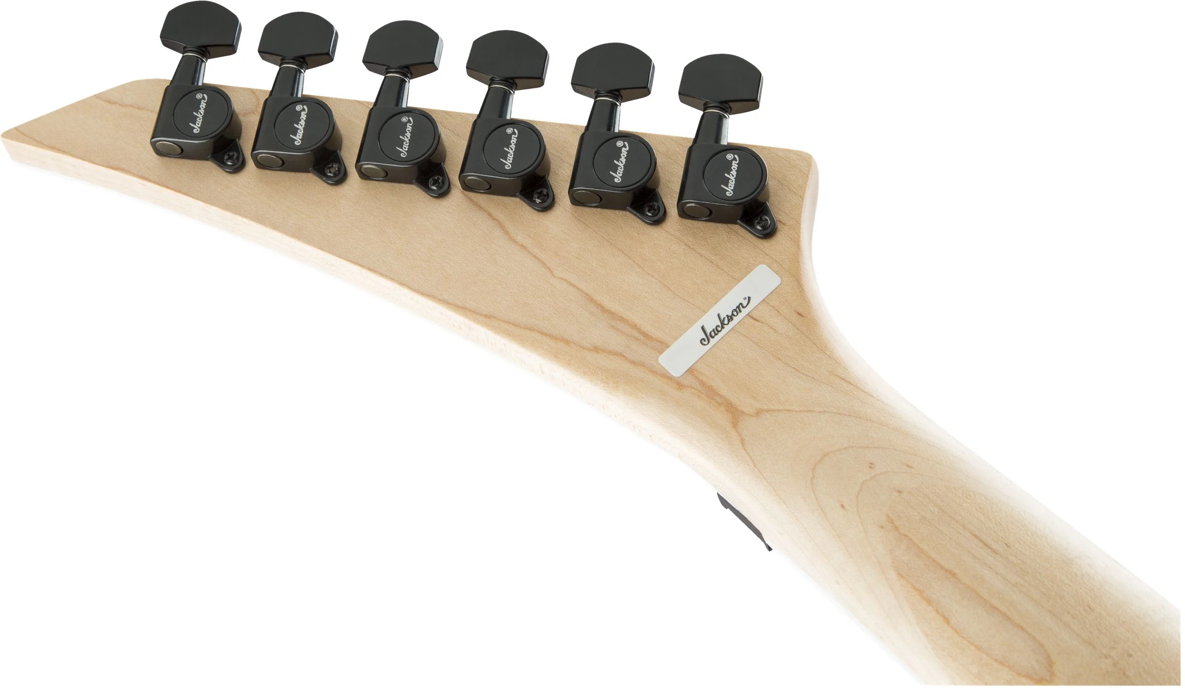 JACKSON JS KING V JS32 AM GUITARRA ELECTRICA BLACK WITH WHITE BEVELS - Image 8