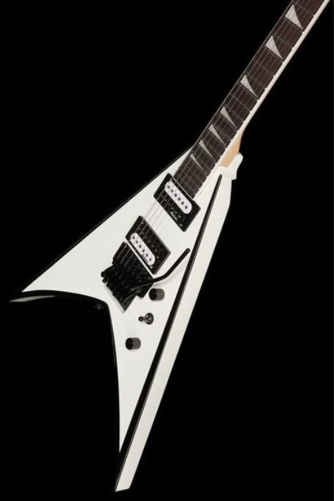 JACKSON JS KING V JS32 AM GUITARRA ELECTRICA WHITE WITH BLACK BEVELS - Image 21