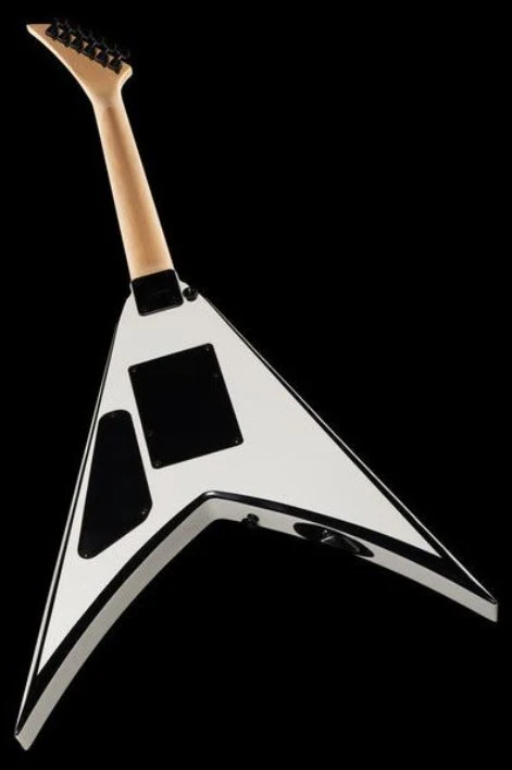 JACKSON JS KING V JS32 AM GUITARRA ELECTRICA WHITE WITH BLACK BEVELS - Image 22