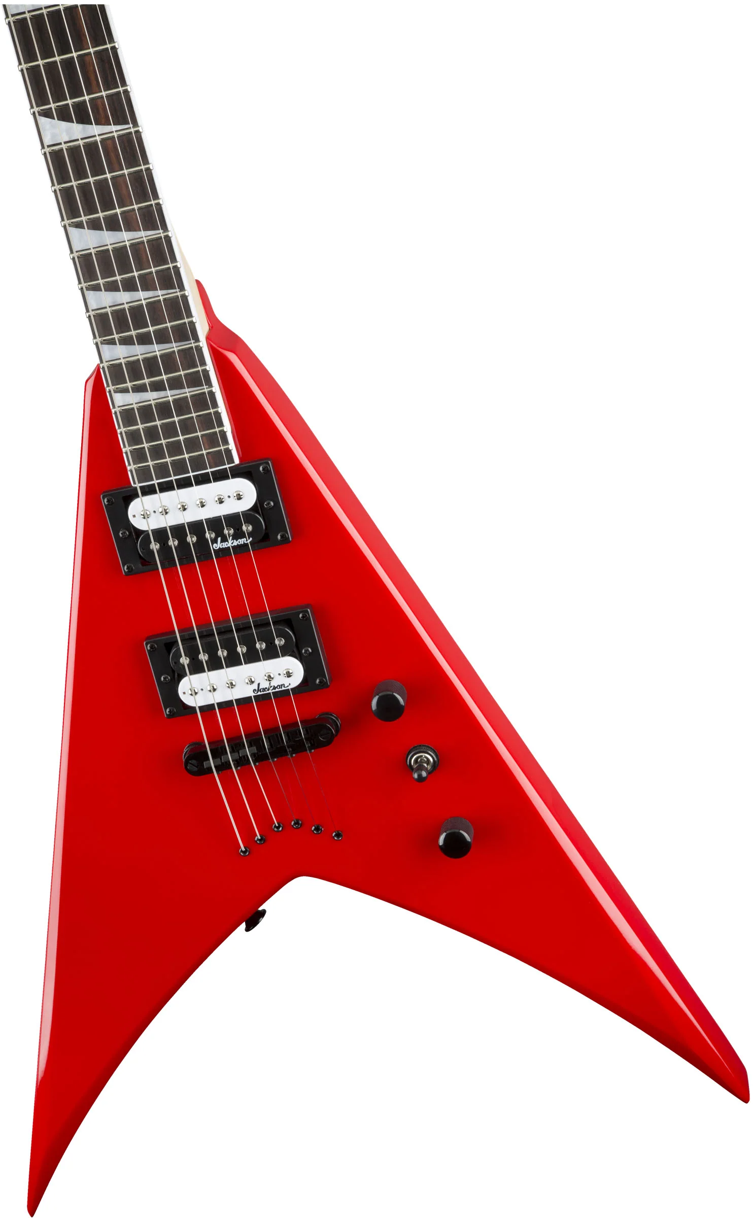 JACKSON JS KING V JS32T AM GUITARRA ELECTRICA FERRARI RED - Image 3