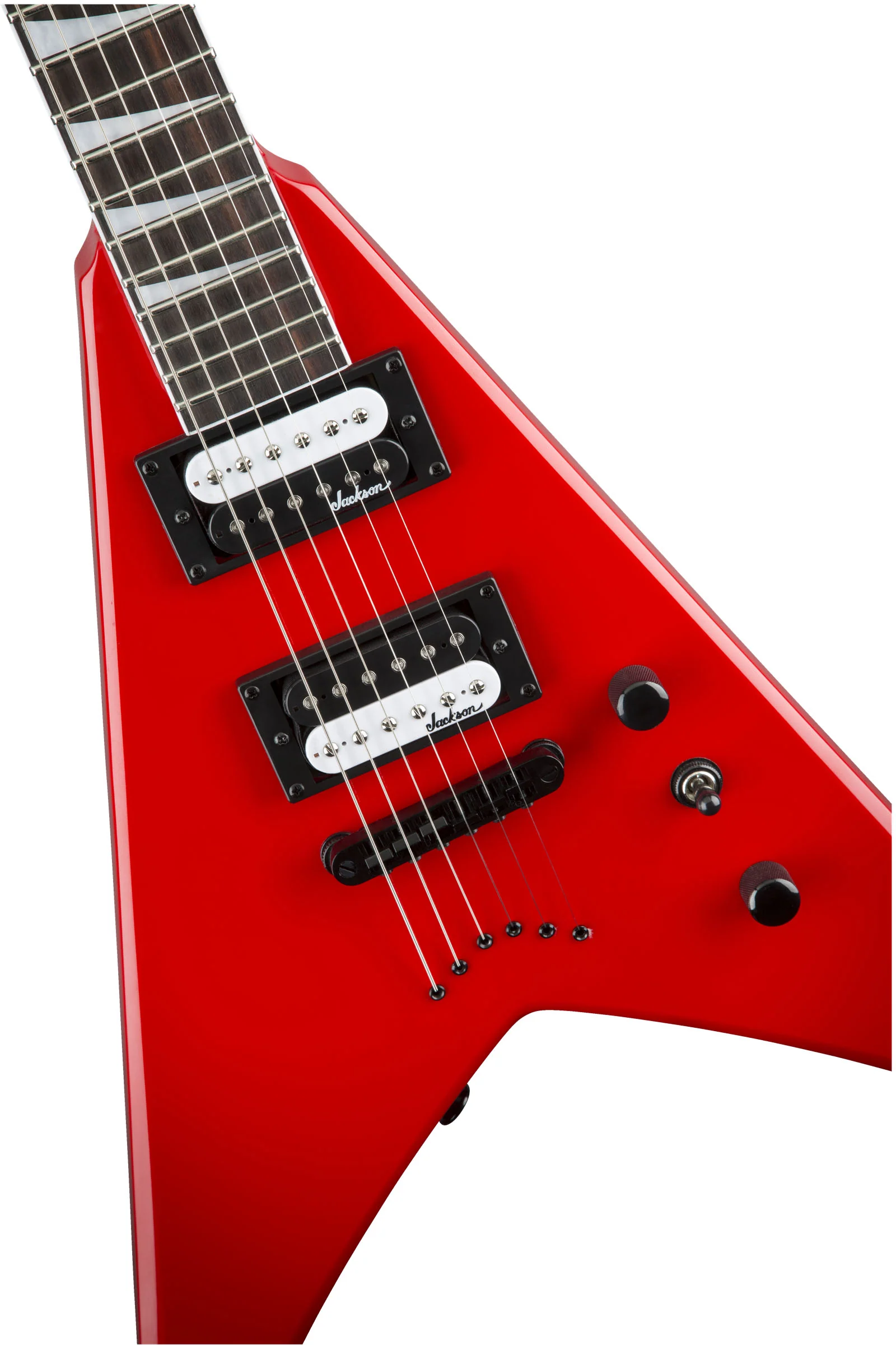 JACKSON JS KING V JS32T AM GUITARRA ELECTRICA FERRARI RED - Image 4