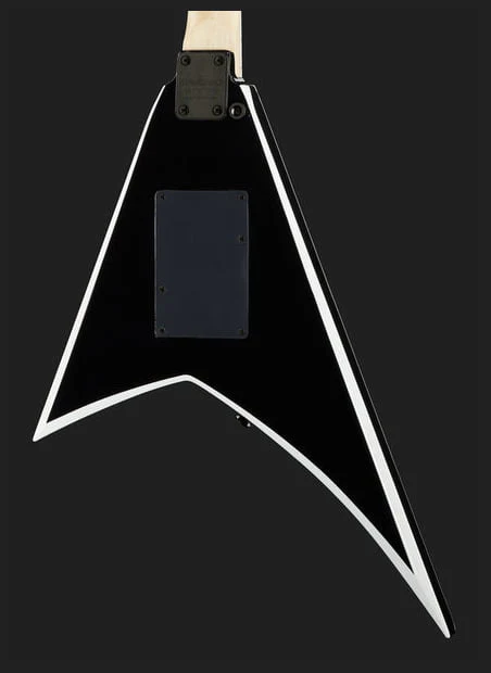 JACKSON JS RHOADS JS32 AM GUITARRA ELECTRICA BLACK WITH WHITE BEVELS - Image 13