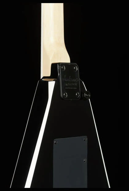 JACKSON JS RHOADS JS32 AM GUITARRA ELECTRICA BLACK WITH WHITE BEVELS - Image 17