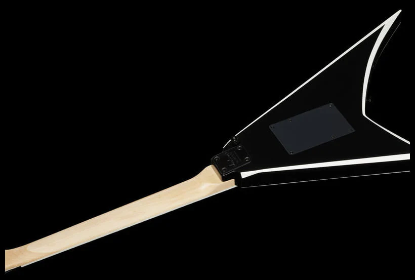JACKSON JS RHOADS JS32 AM GUITARRA ELECTRICA BLACK WITH WHITE BEVELS - Image 19