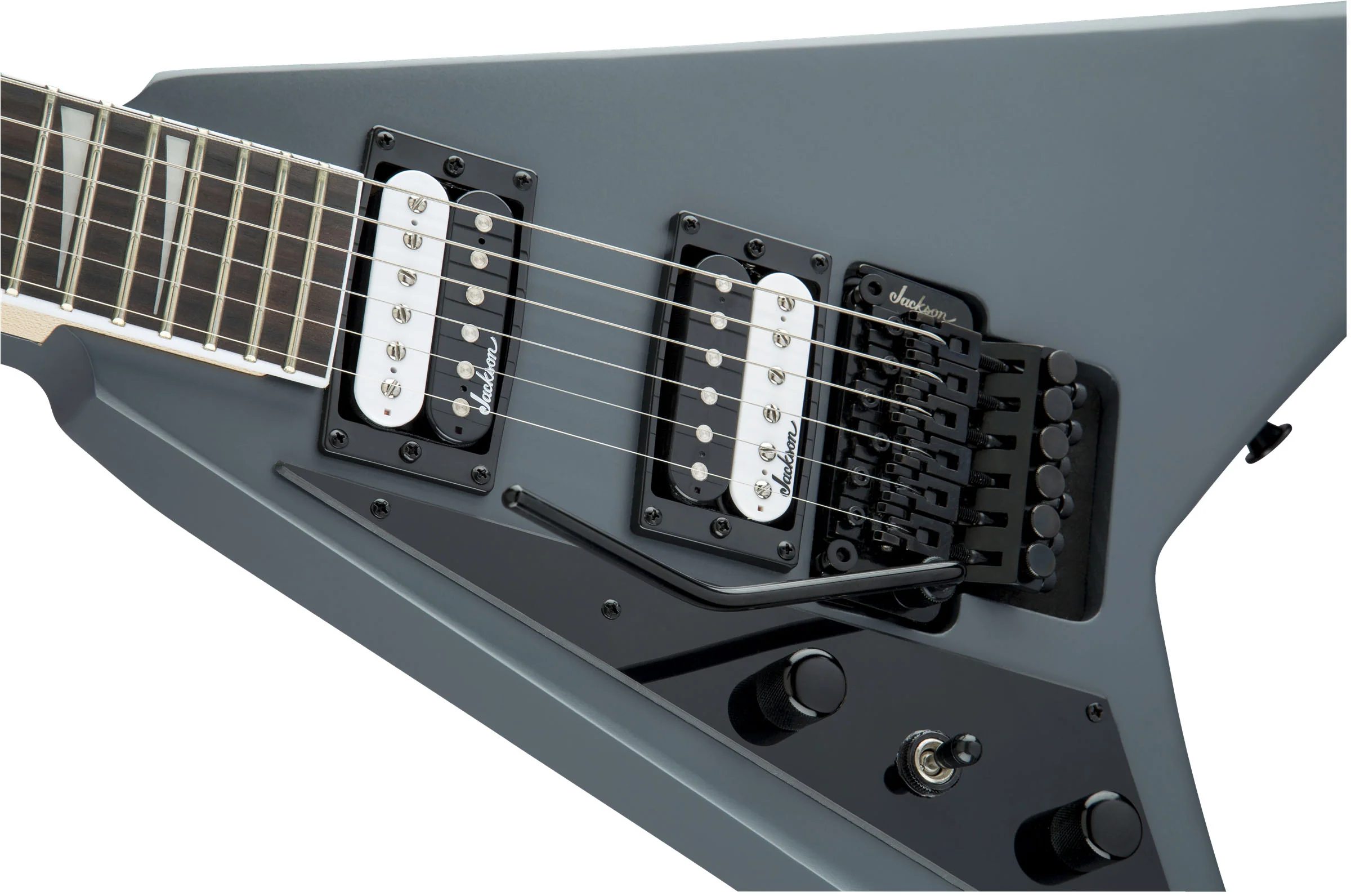 JACKSON JS RHOADS JS32 LH AM GUITARRA ELECTRICA PARA ZURDOS SATIN GRAY - Image 6