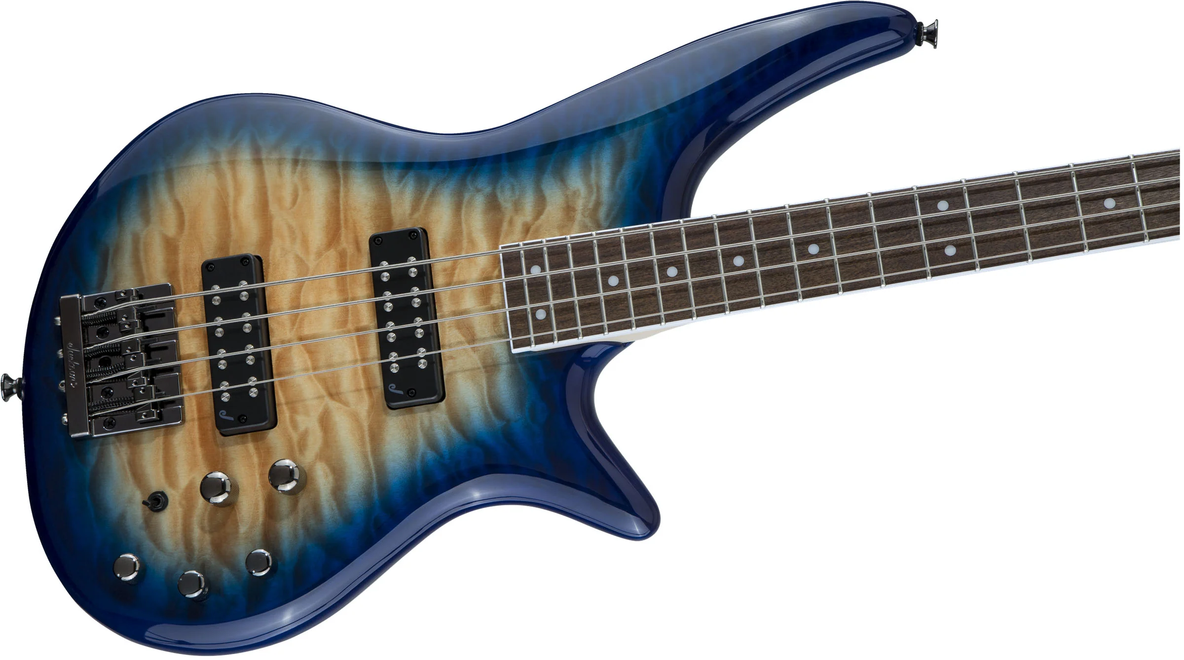 JACKSON JS SPECTRA BASS JS3Q IL BAJO ELECTRICO AMBER BLUE BURST - Image 5