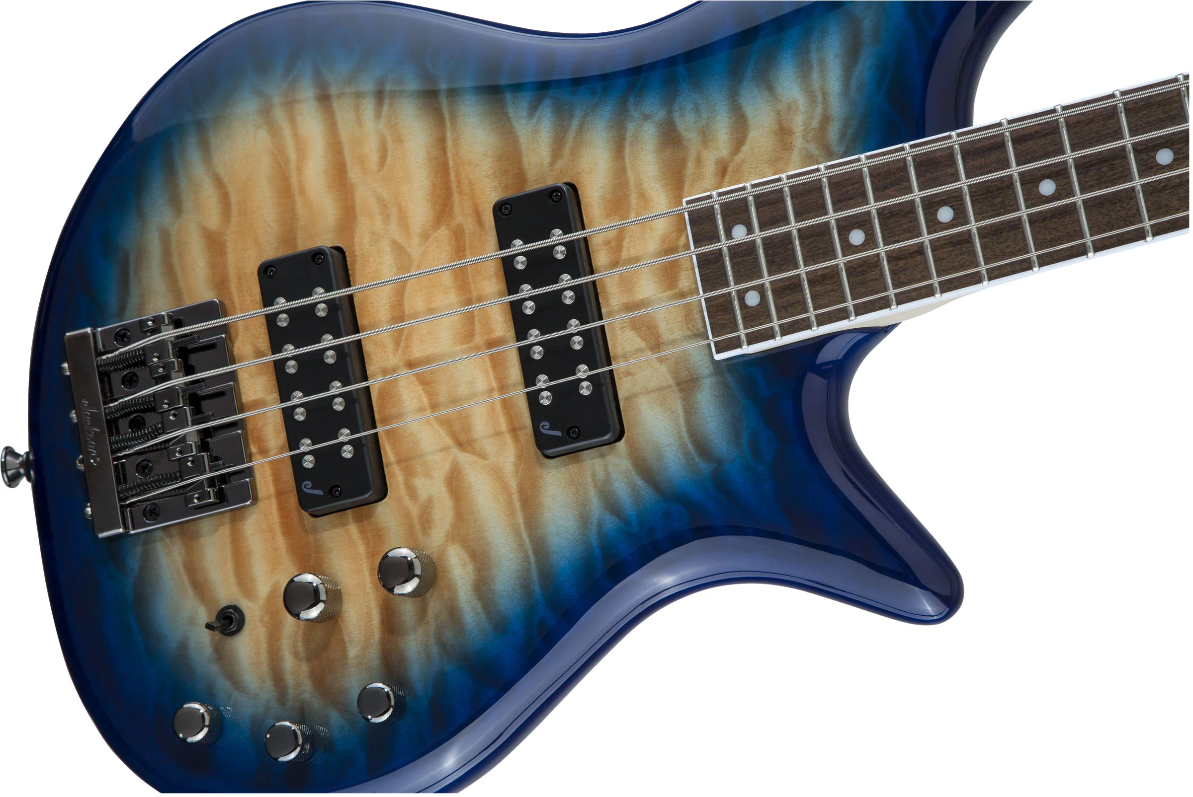 JACKSON JS SPECTRA BASS JS3Q IL BAJO ELECTRICO AMBER BLUE BURST - Image 6