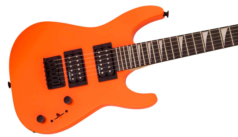 JACKSON JS1X JS DINKY MINION AM GUITARRA ELECTRICA SAFETY ORANGE - Image 3