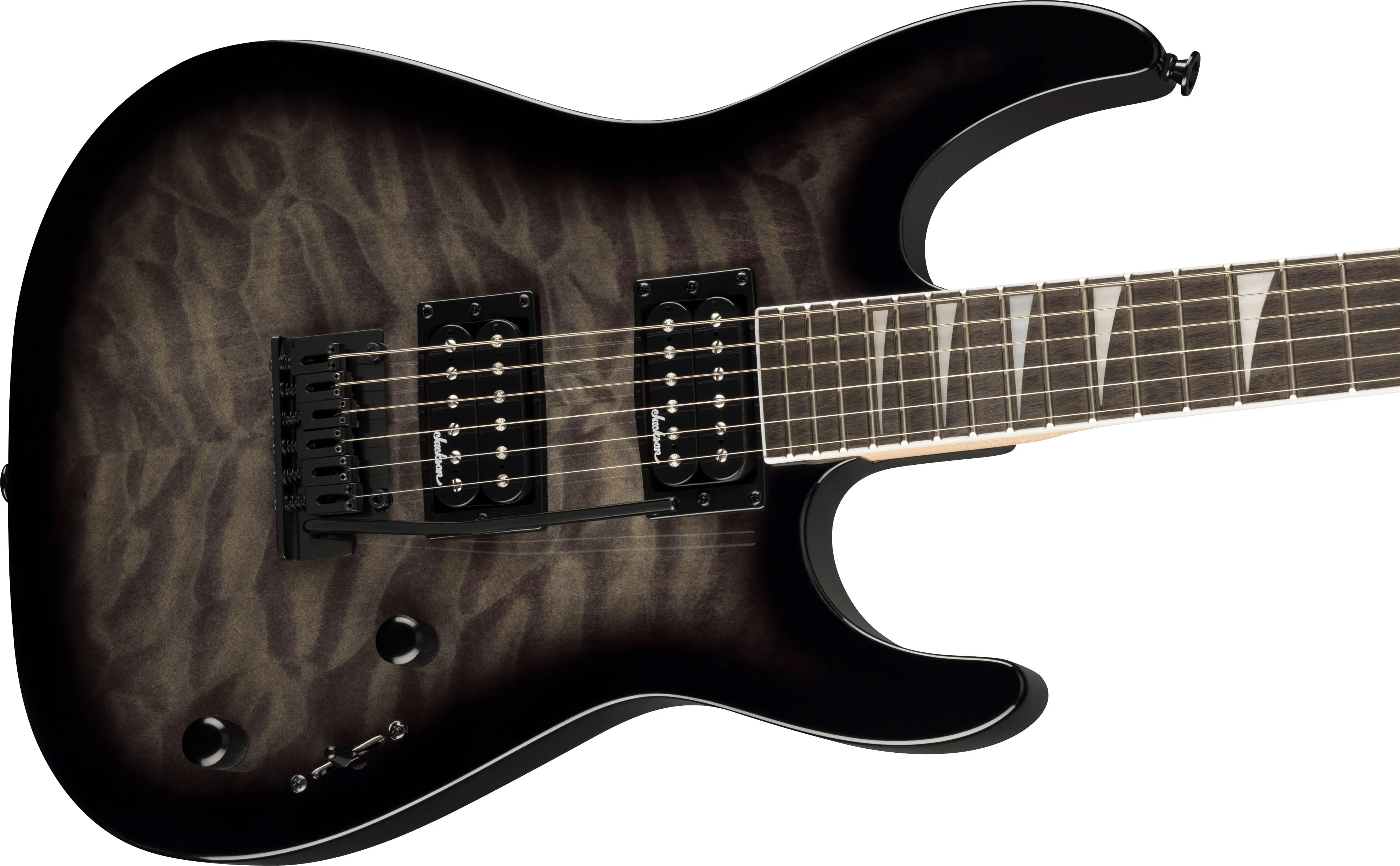 JACKSON JS20 DKQ 2PT DINKY JS SERIES AM GUITARRA ELECTRICA TRANSPARENT BLACK BURST - Image 3