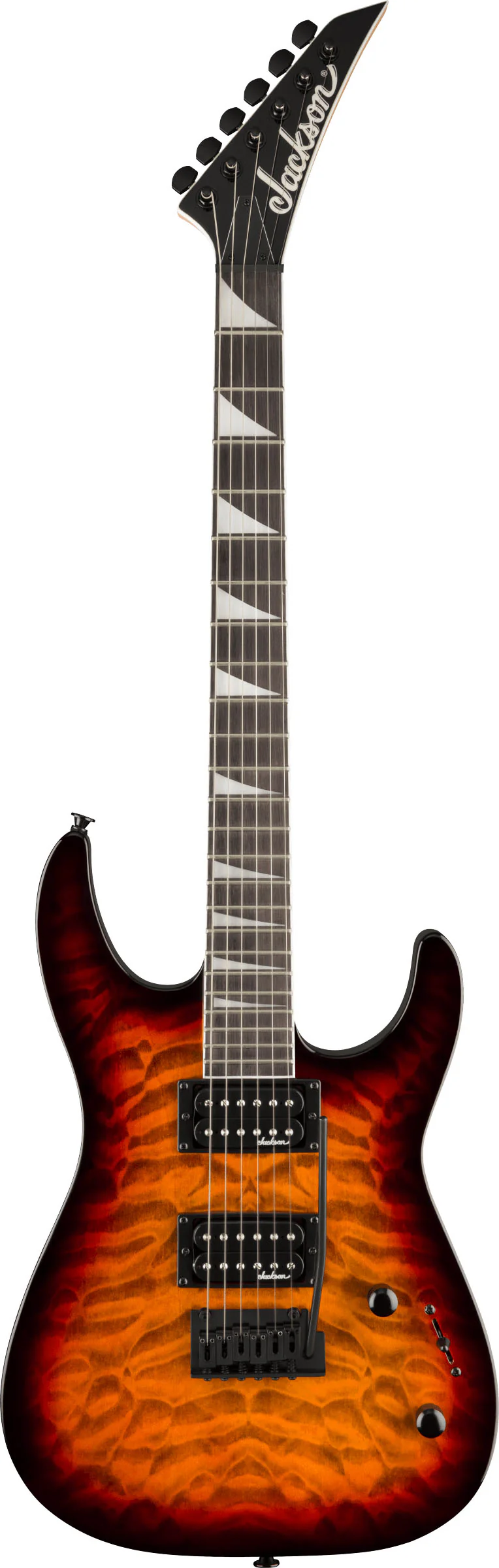 JACKSON JS20 DKQ 2PT DINKY JS SERIES AM GUITARRA ELECTRICA TRANSPARENT TOBACCO BURST