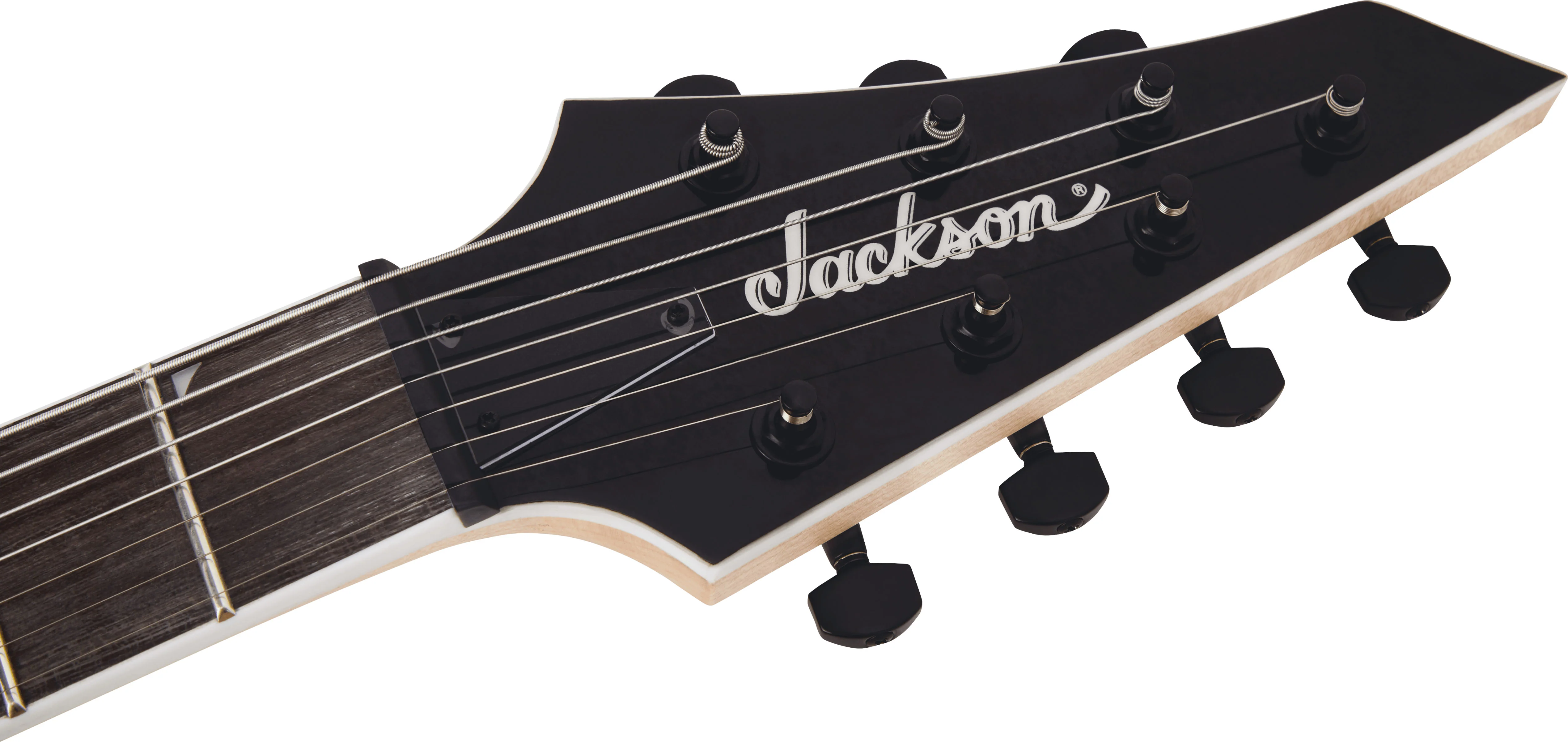 JACKSON JS22Q-7 DKA JS DINKY ARCH TOP HT AM GUITARRA ELECTRICA 7 CUERDAS TRANSPARENT BLACK BURST - Image 8