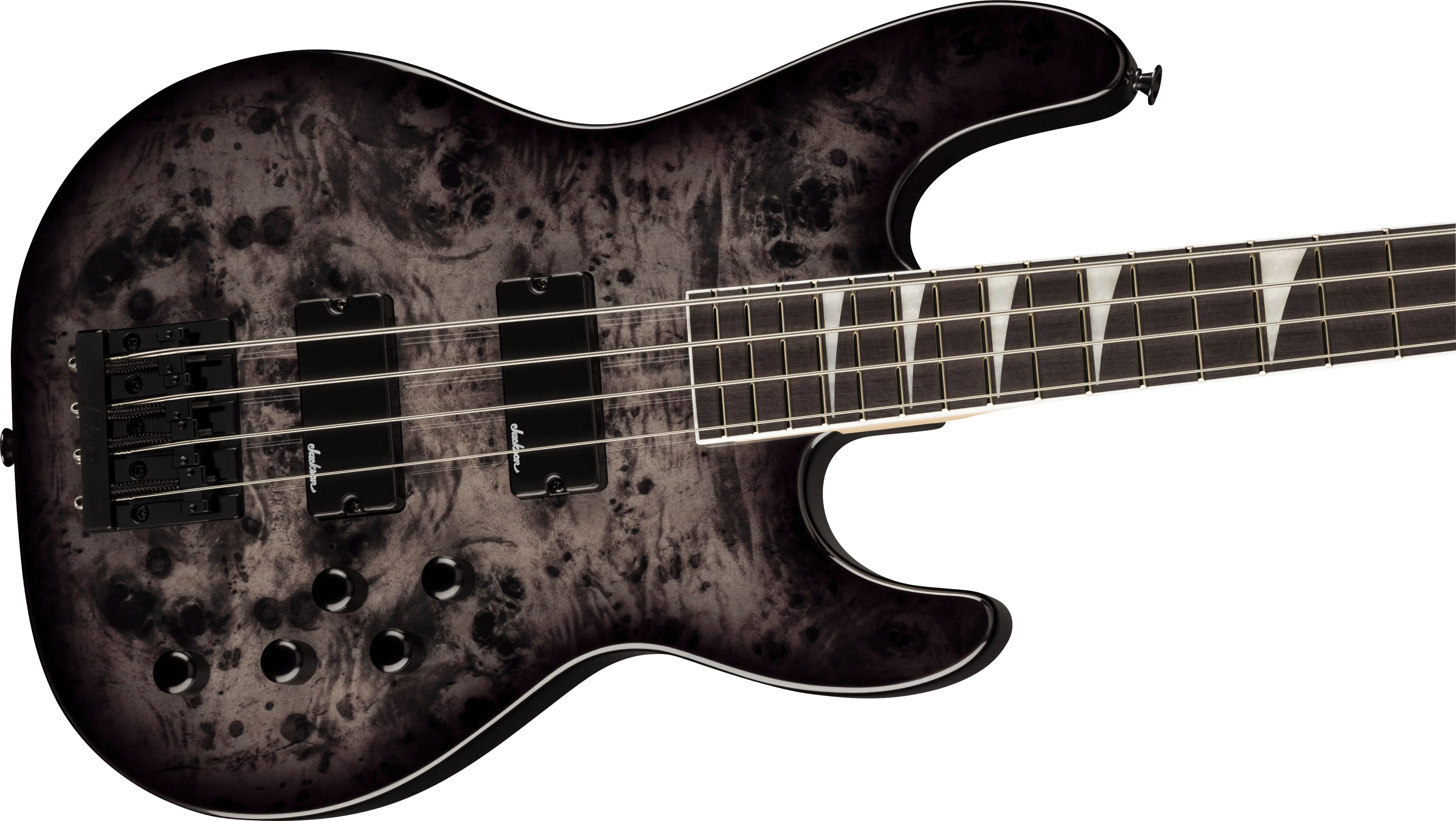 JACKSON JS3P CONCERT BASS JS SERIES AM BAJO ELECTRICO TRANSPARENT BLACK - Image 3