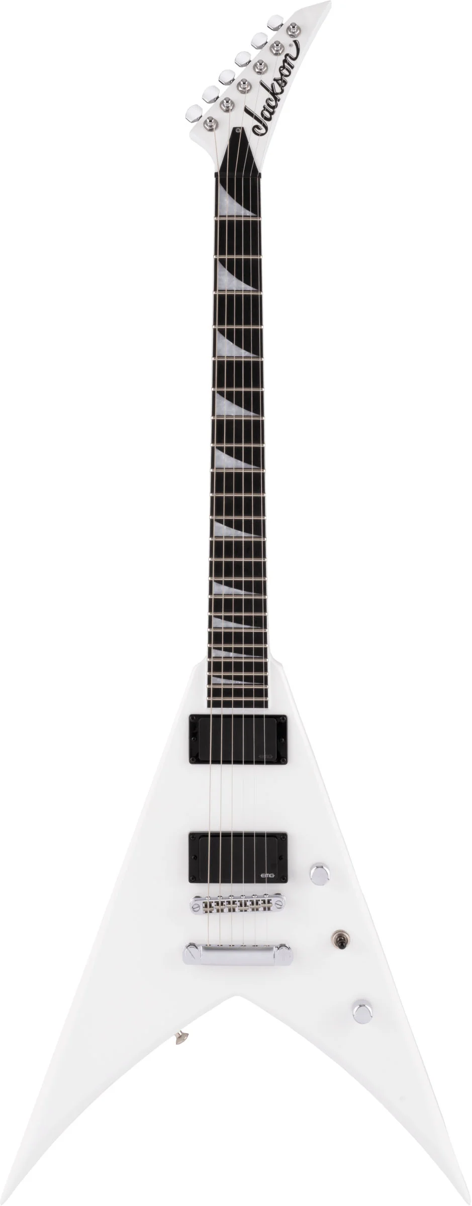 JACKSON PRO KING V KVTMG EB GUITARRA ELECTRICA SNOW WHITE
