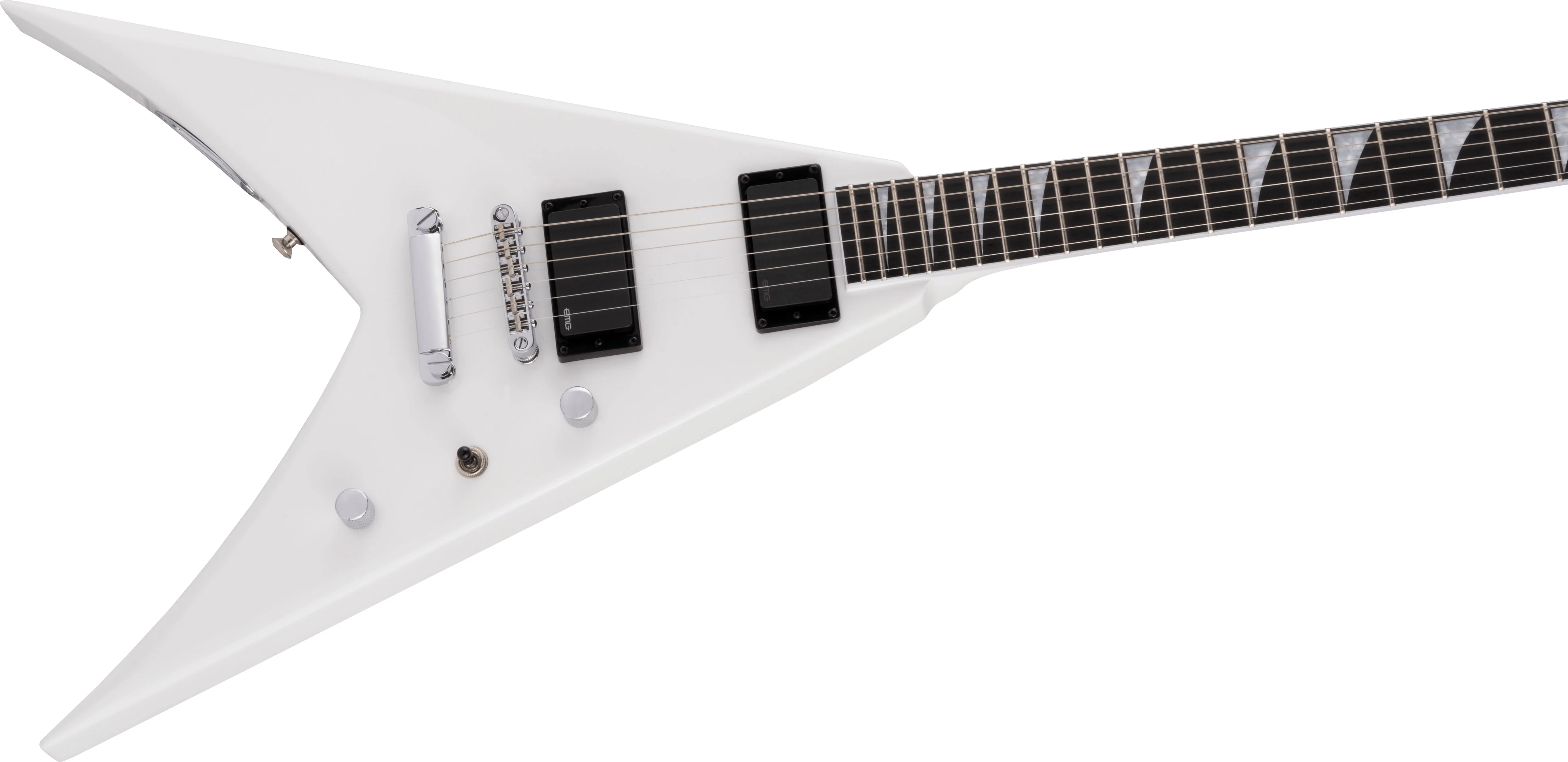 JACKSON PRO KING V KVTMG EB GUITARRA ELECTRICA SNOW WHITE - Image 5